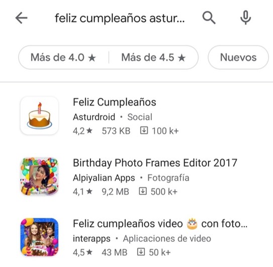 Apps de Imágenes de Feliz Cumpleaños 